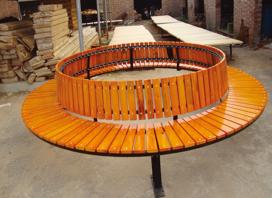 山东围树椅厂家定做，山东公园椅定做