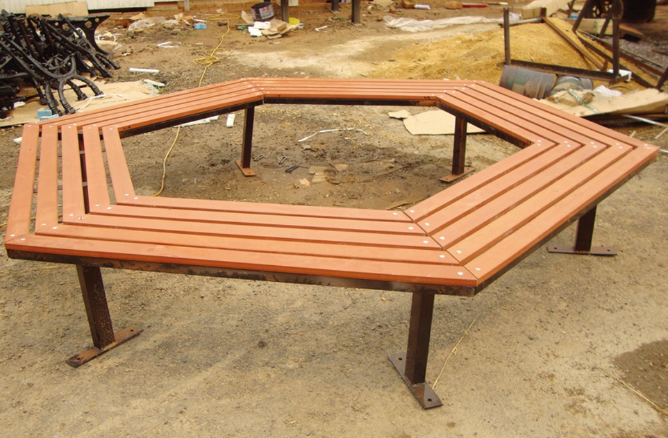 东营围树椅定做，青岛公园椅