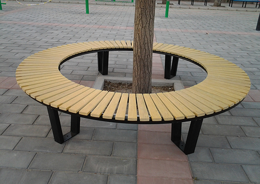 济南围树椅厂家，济南广场公园椅