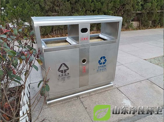 不锈钢分类果皮箱