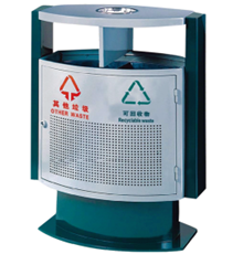 潍坊钢制分类果皮箱