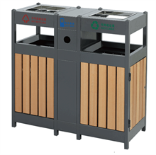 山东钢木垃圾桶厂家